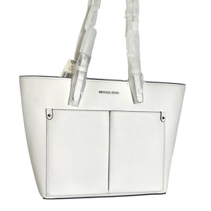 Michael Kors Jet Set Travel Tote Optic White NEW